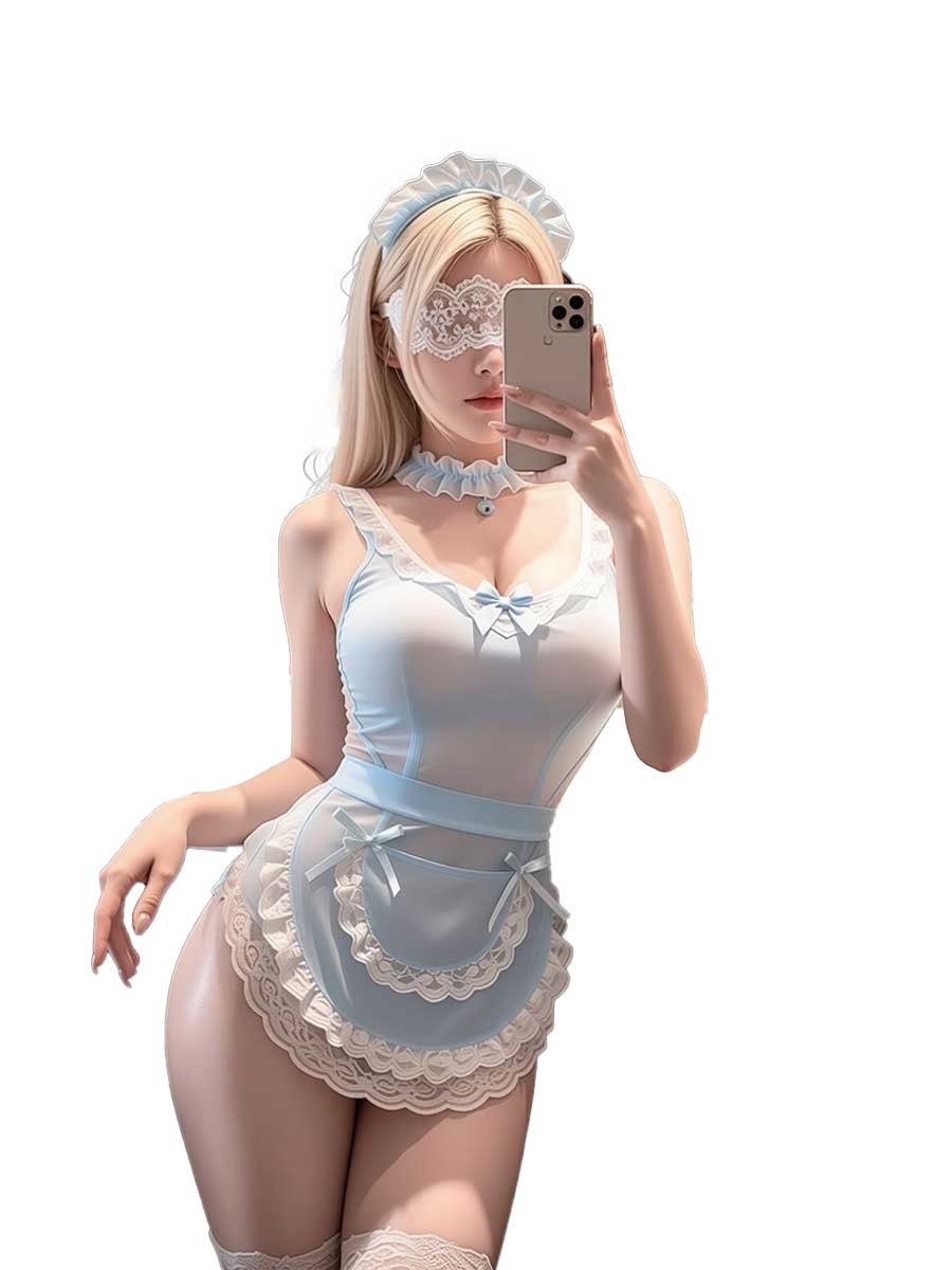 Lace Teddy Lingerie - Jimiko, body en dentelle bleu et