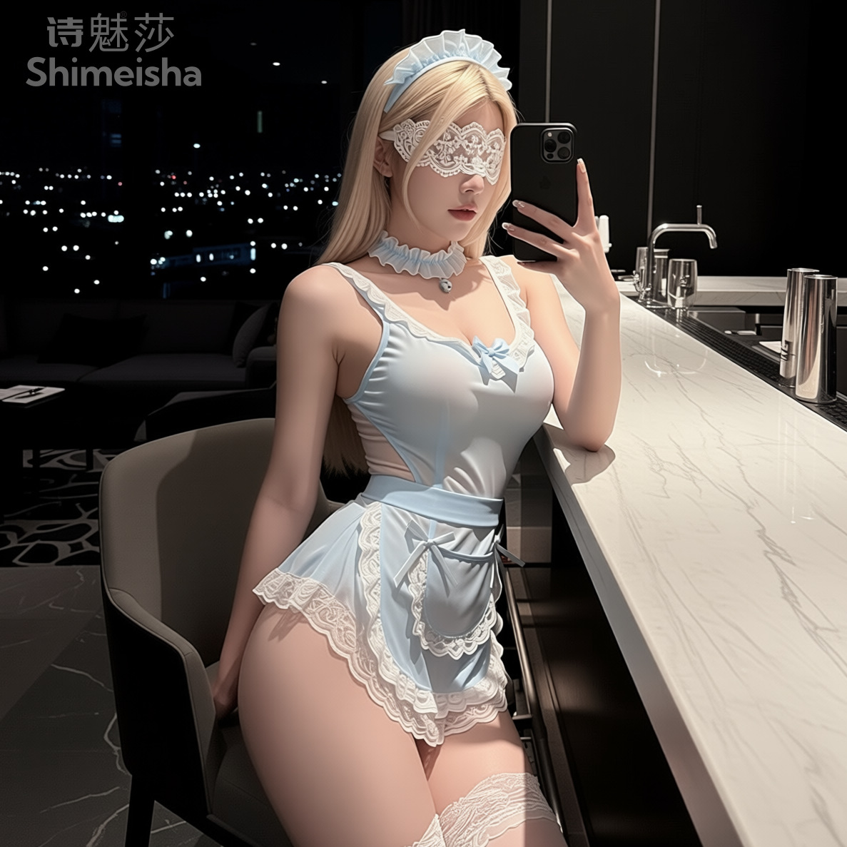 Jimiko, body en dentelle bleu  - Lace Teddy Lingerie avis et prix