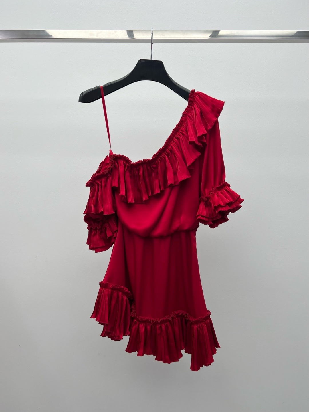 Robe midi élégante en satin d' - Corset Waist Cinch avis et prix