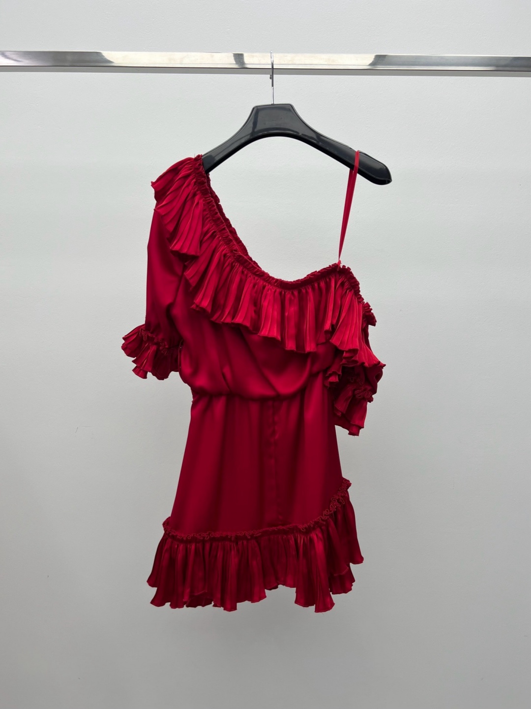 Robe midi élégante en satin d' - Corset Waist Cinch avis et prix