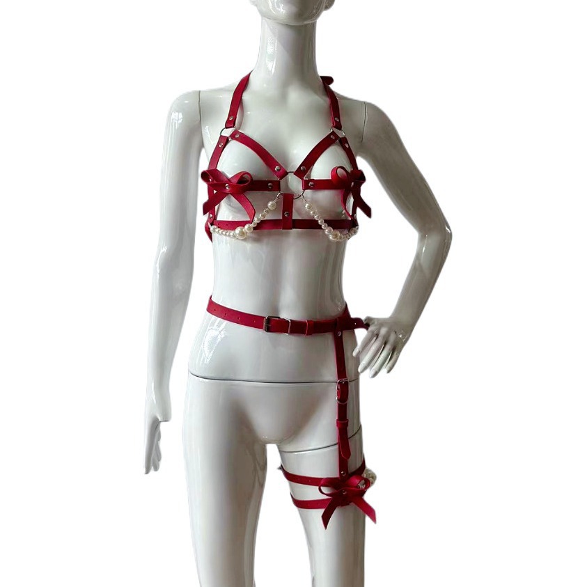 Ensemble harnais en cuir Sexy  - Garter Belt Set avis et prix